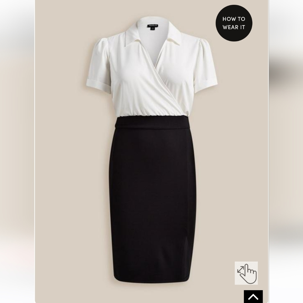 At The Knee Ponte Studio Crepe Bodycon Dress